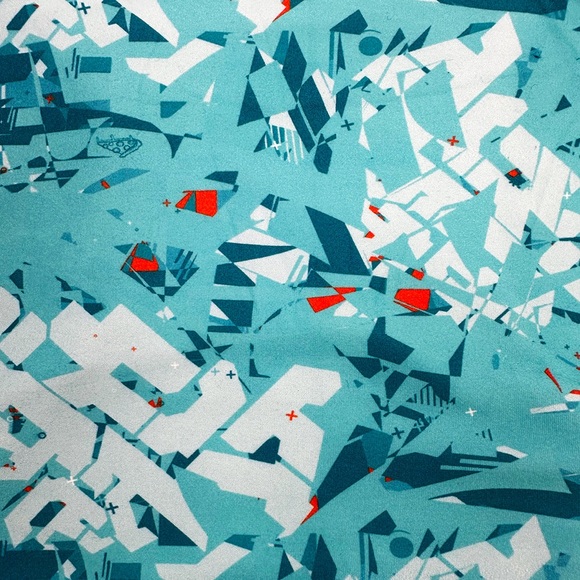 Barbells and Pizza Velocity Bra - Teal - Picture 3 of 3